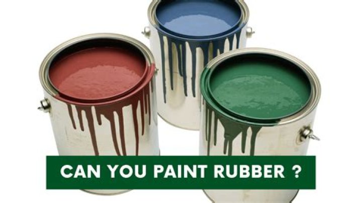 What is the best way to paint rubber