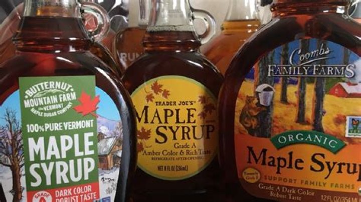 What is the density of maple syrup