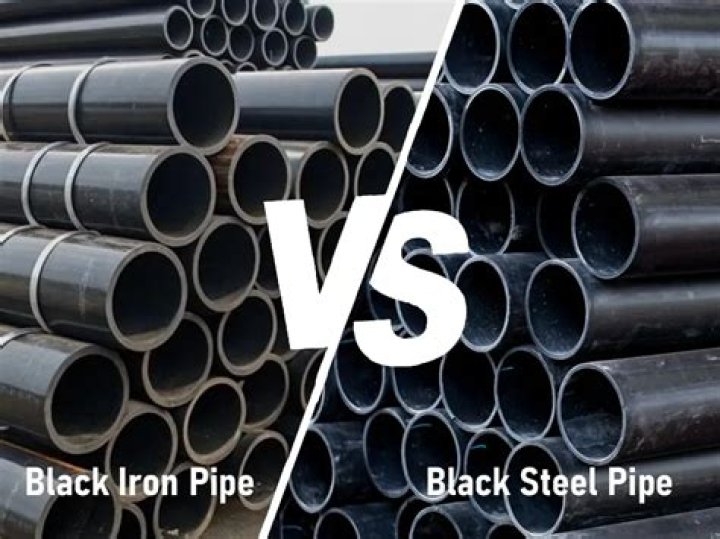 What is the difference between black iron and black steel