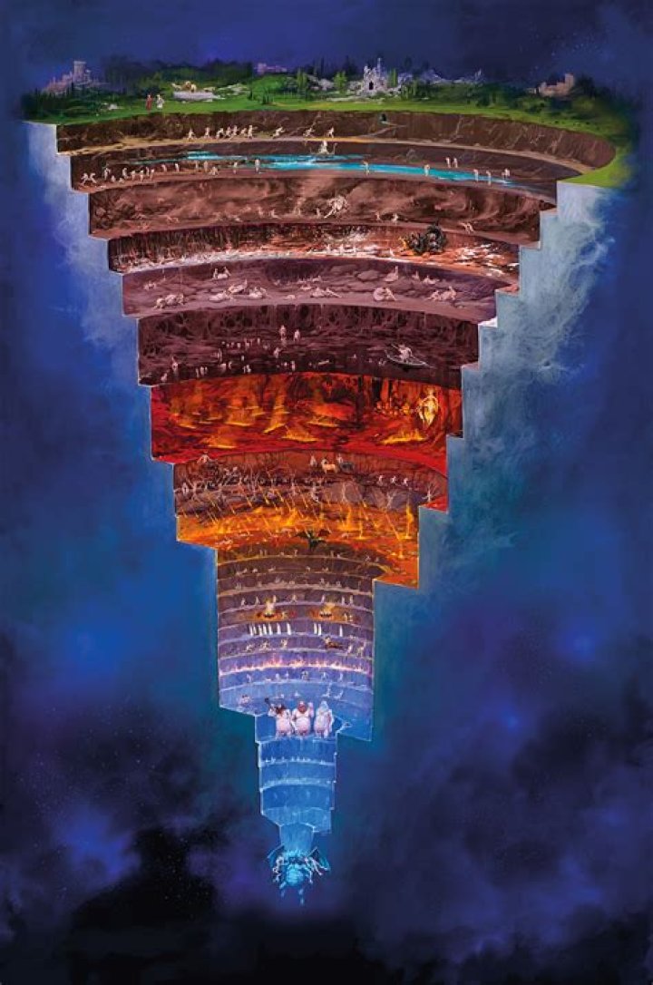 What is the difference between inferno and purgatory