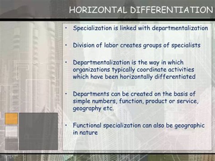What is the difference between specialization and departmentalization