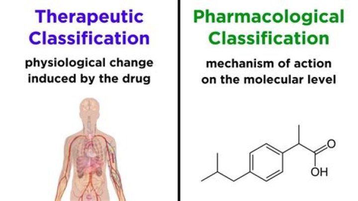 What is the difference between therapeutic and pharmacological classifications