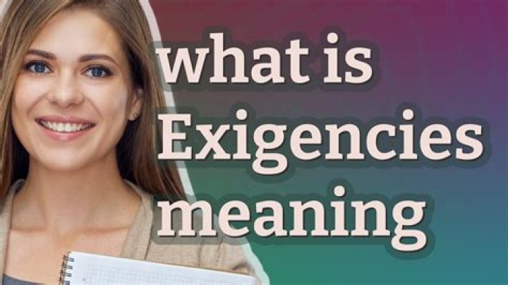 What is the meaning of exigencies of the service