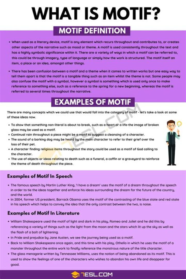 What is the meaning of motif in literature