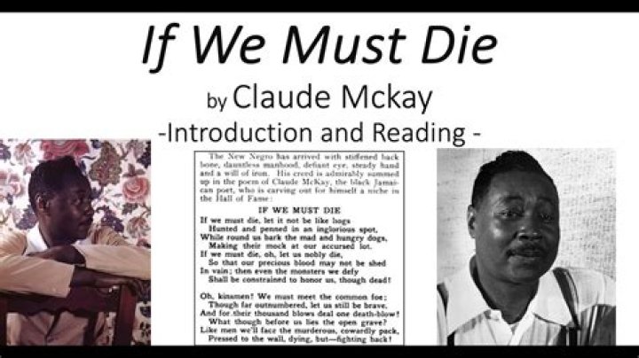 What is the message of if we must die