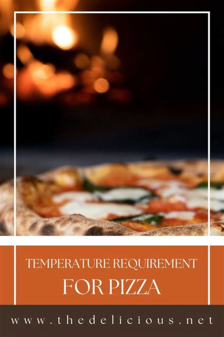 What Is the Minimum Hot Holding Temperature Requirement for Pizza?