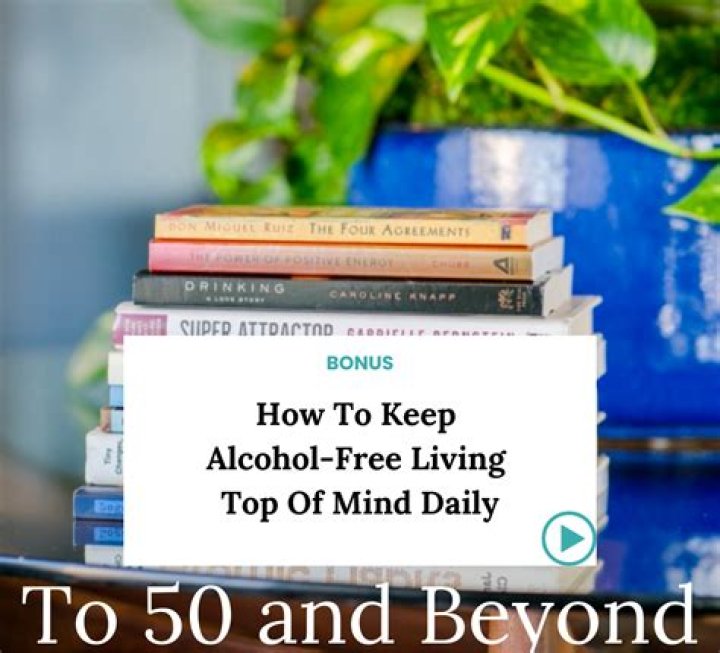 What is the process of learning to live an alcohol free life