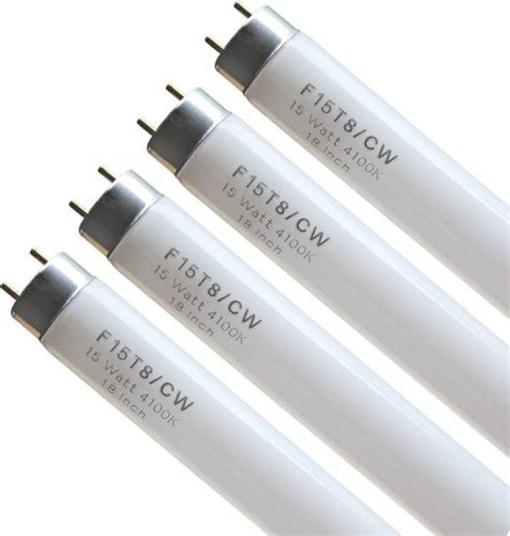 What is the typical life of a t8 fluorescent lamp