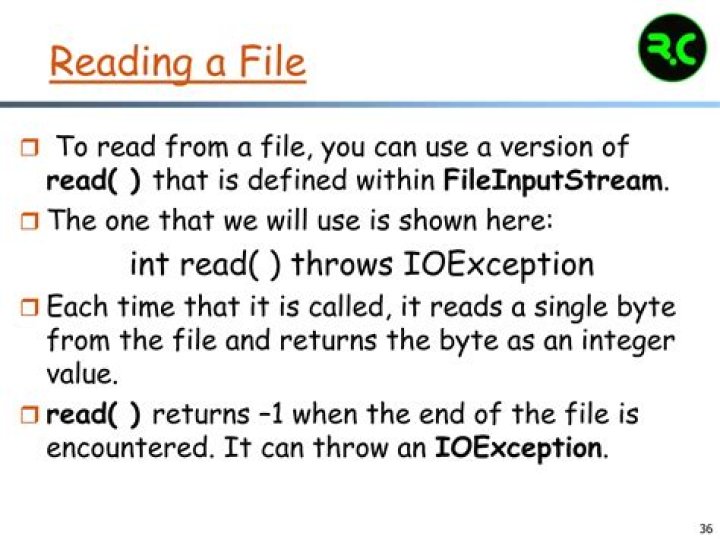 What is the use of FileInputStream