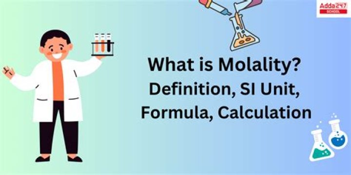 What is the use of Molality