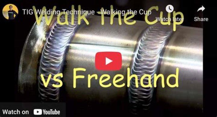 What is walking the cup in welding