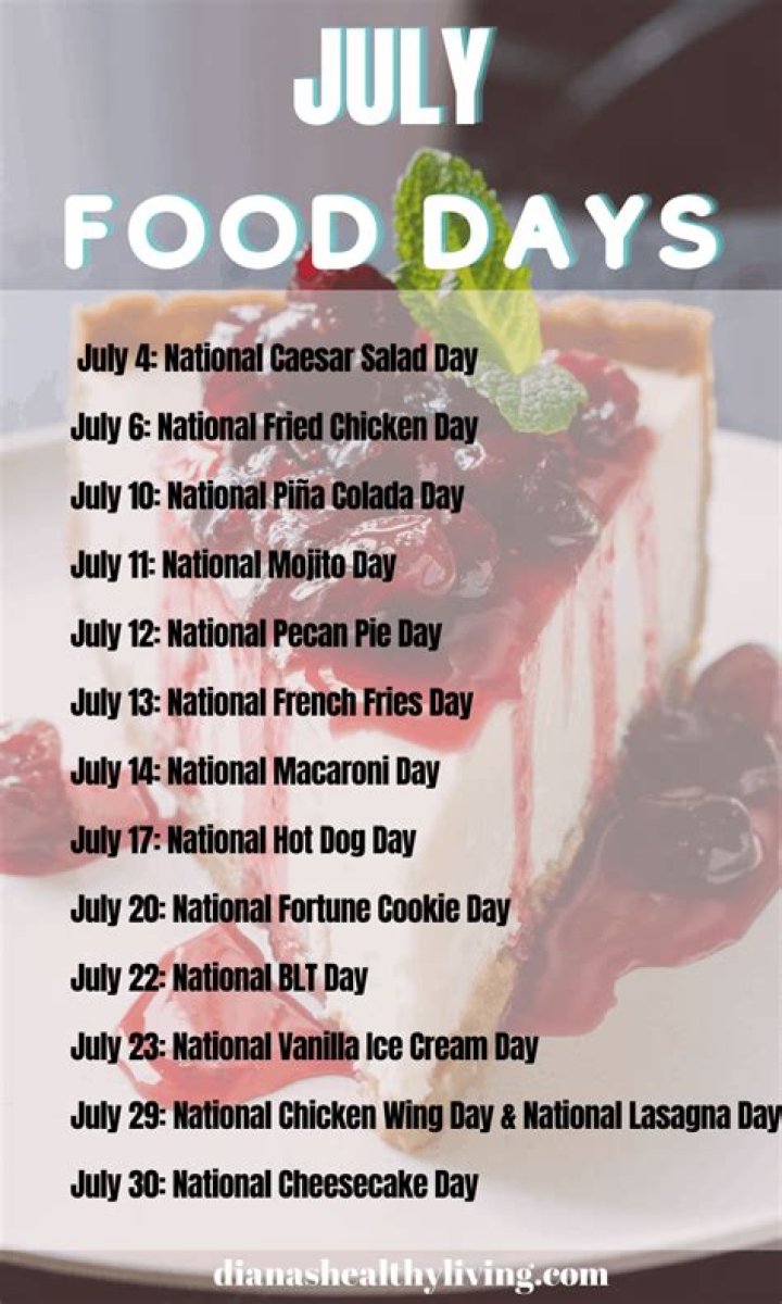 What national food days are in June