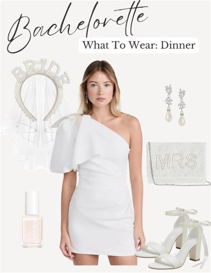 What should a bride wear to a bachelorette party