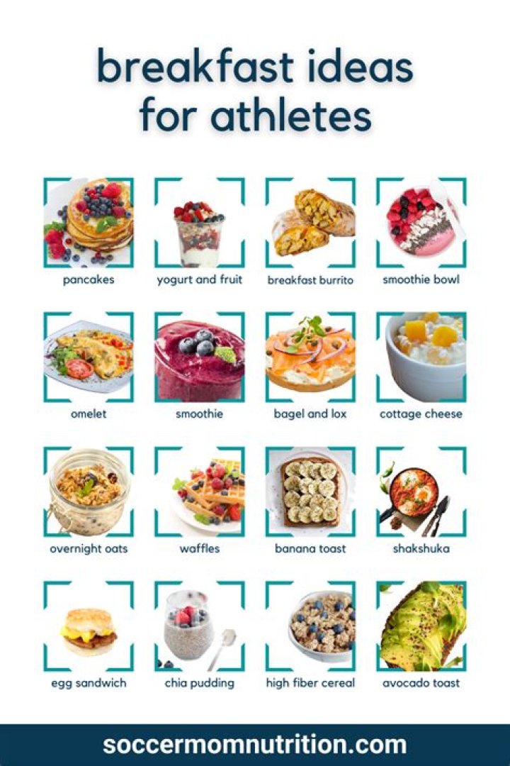 What should athletes eat for breakfast