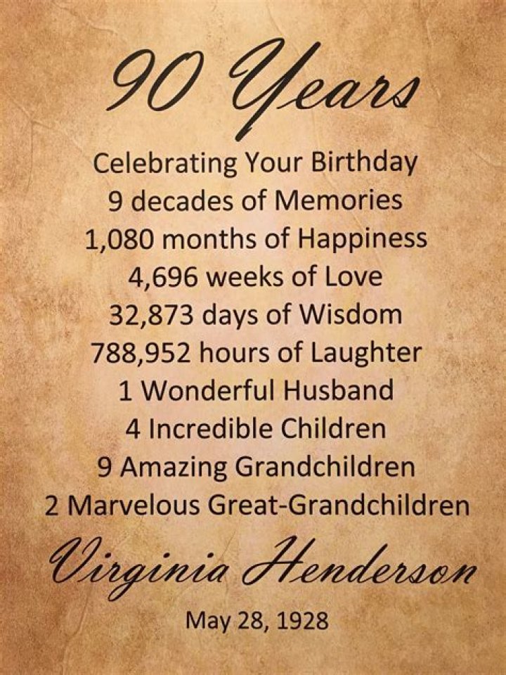 What should I do for my 90 year old birthday