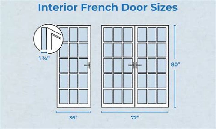 What size is a French door