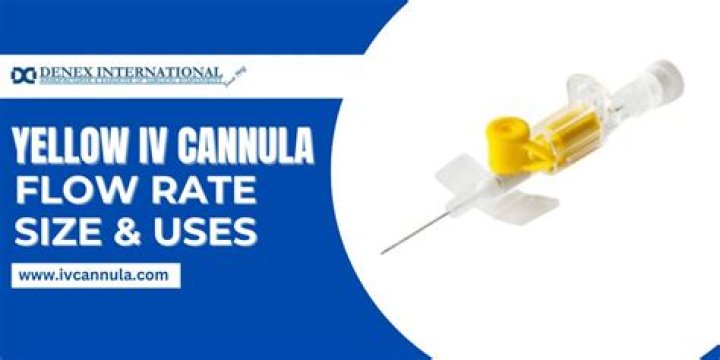 What size is a yellow cannula