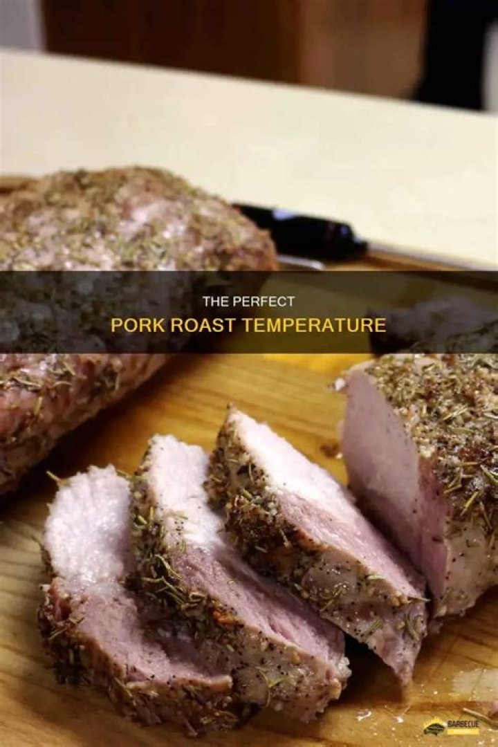 What temperature should a pork roast