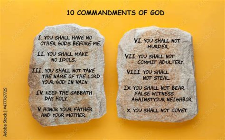 What verse is the 10 commandments in the Bible