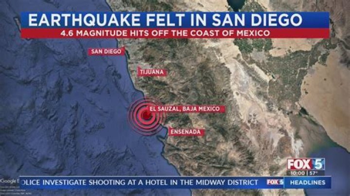 What was the biggest earthquake in San Diego