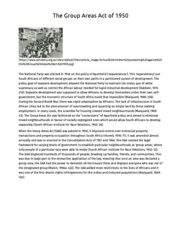 What was the purpose of the Immorality Act of 1950 in South Africa