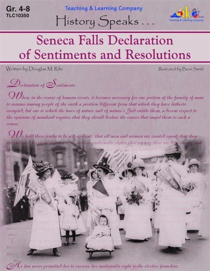 What was the Seneca Falls Declaration of Sentiments and Resolutions