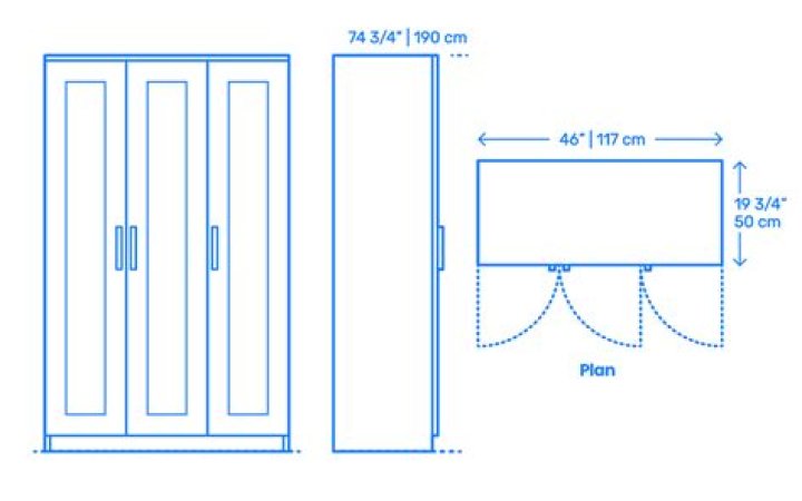 What widths do PAX wardrobes come in