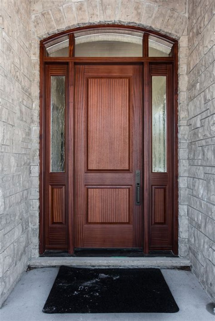 What wood are exterior doors made of