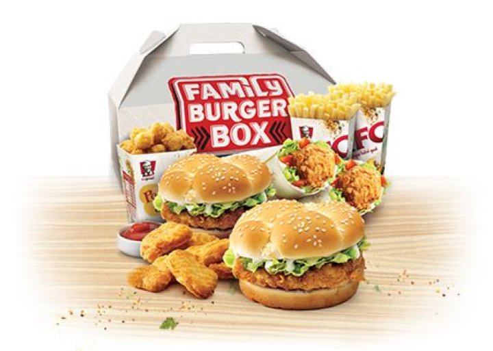 Whats in a KFC family burger box