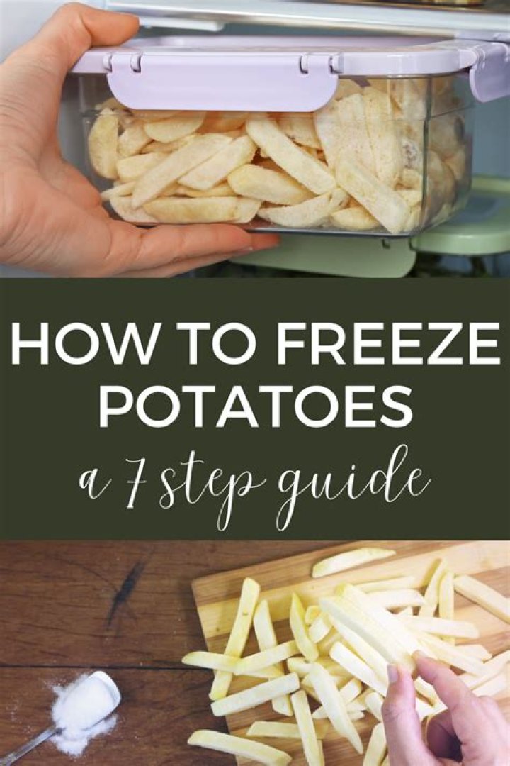 Whats the best way to freeze potatoes