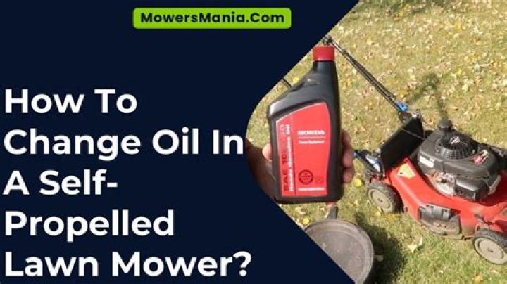 When should I change the oil in my lawn mower