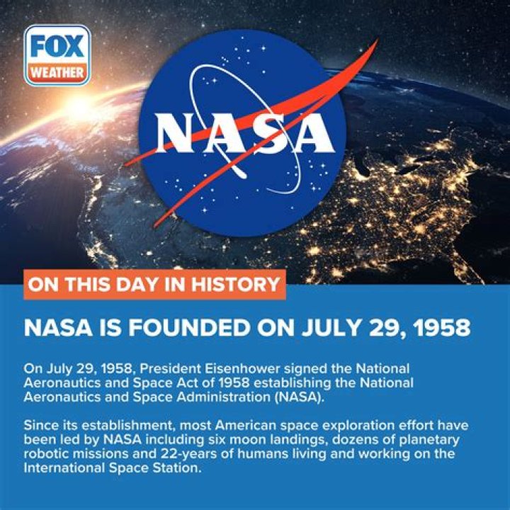 When was NASA formed and why
