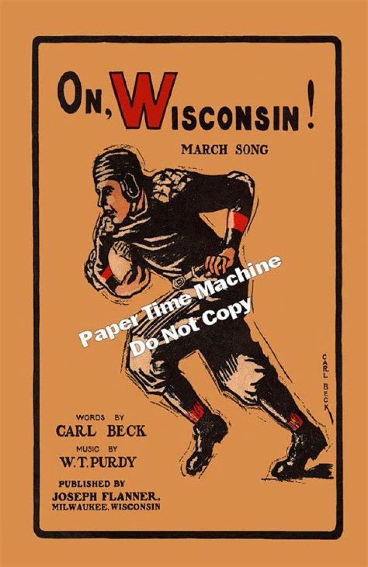When was on Wisconsin written