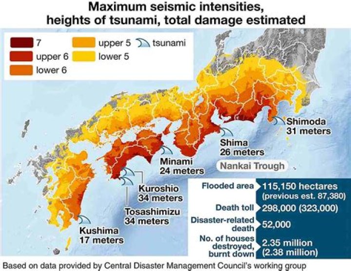 Where did tsunami hit in Japan