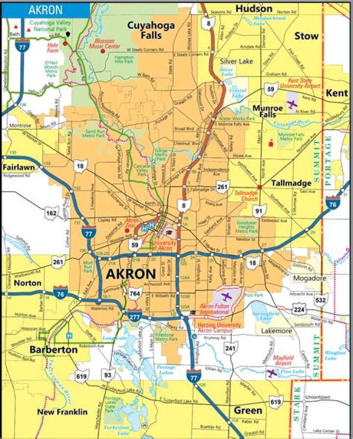Where Is Akron New York