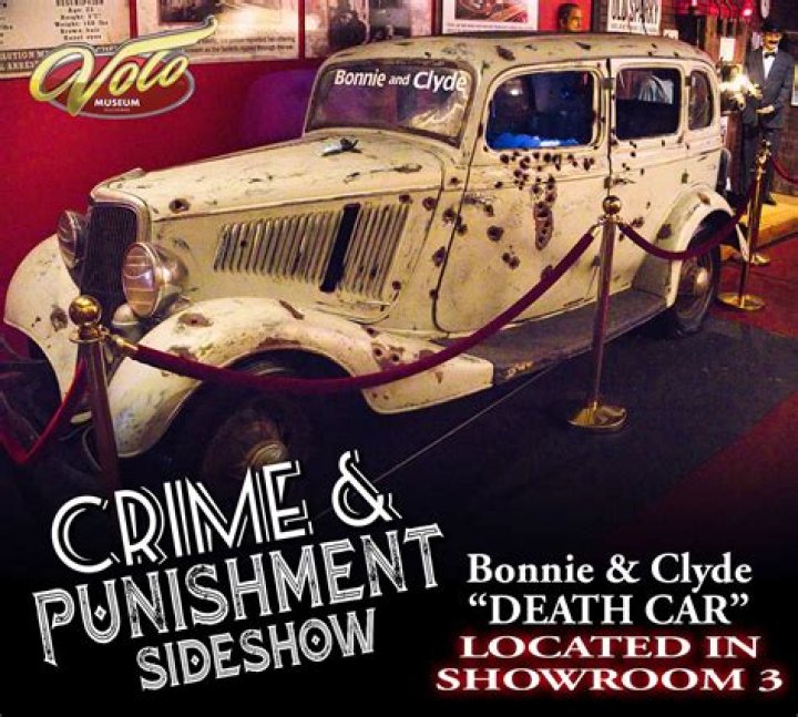 Where is the car Bonnie and Clyde were killed in
