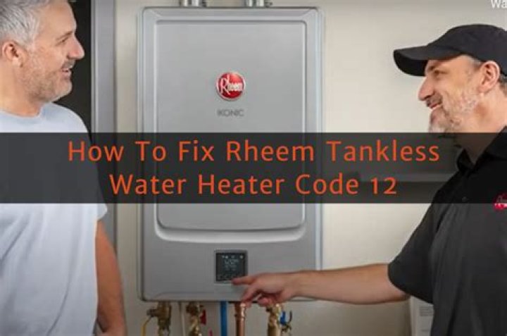Where is the serial number on a Rheem tankless water heater?