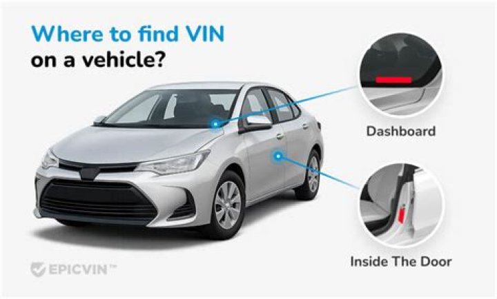 Where Is The Vin On A Toyota Corolla