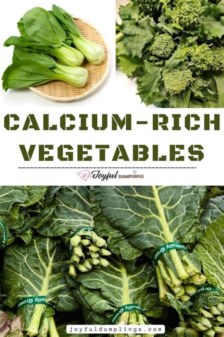 Which has more calcium broccoli or spinach