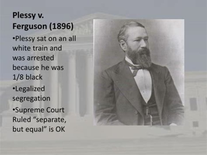Who did Plessy sue