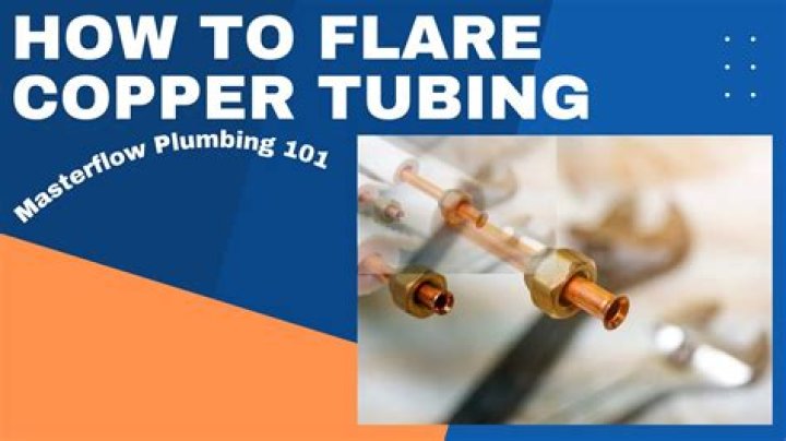 Why do you flare copper tubing