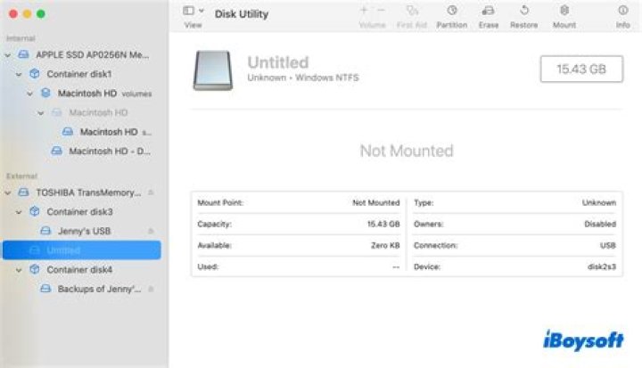 Why is my Pegasus your not mounting on my computer?