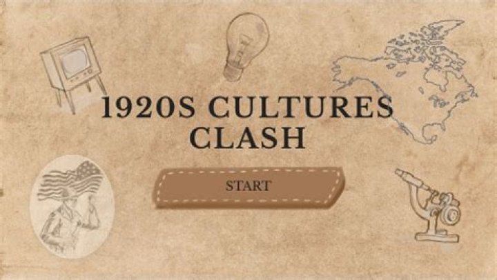 Why is the decade of the 1920s considered a clash of cultures