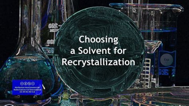 Why is water a good solvent for recrystallization