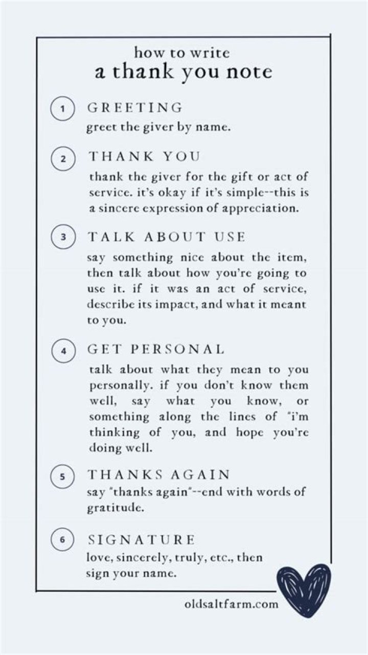 Why you should write thank you notes