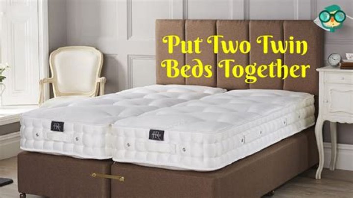 Will 2 twin beds make a king